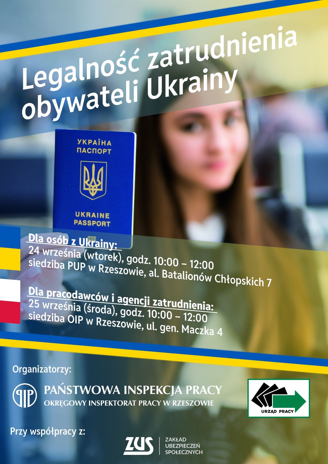 zapraszamy na cykl konferencji dotyczących legalności zatrudnienia obywateli Ukrainy