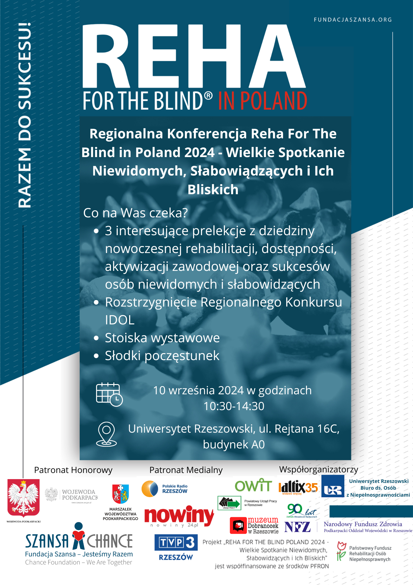 konferencja REHA FOR THE BLIND IN POLAND 2024 