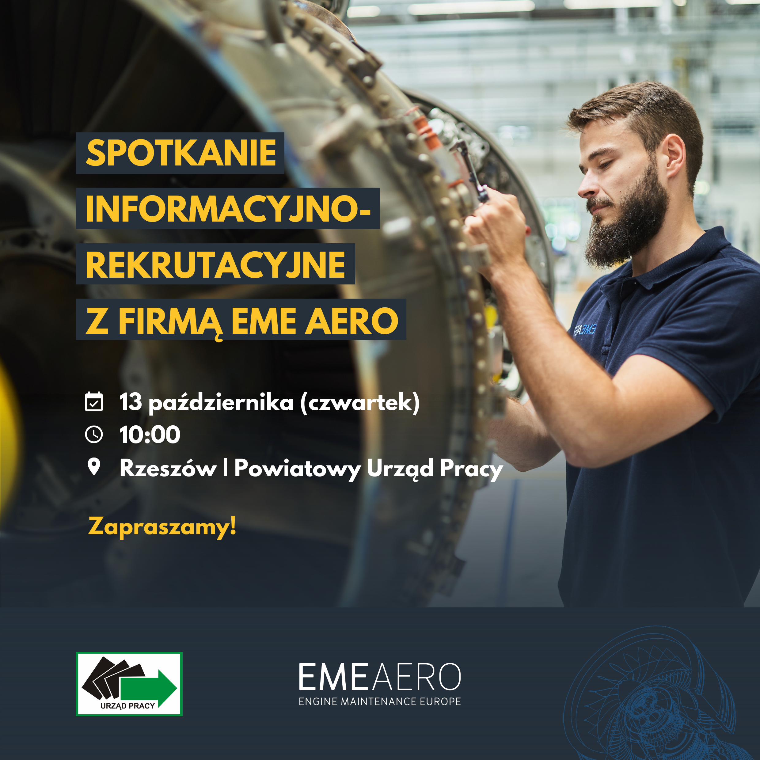 Spotkanie informacyjno - rekrutacyjne - plakat