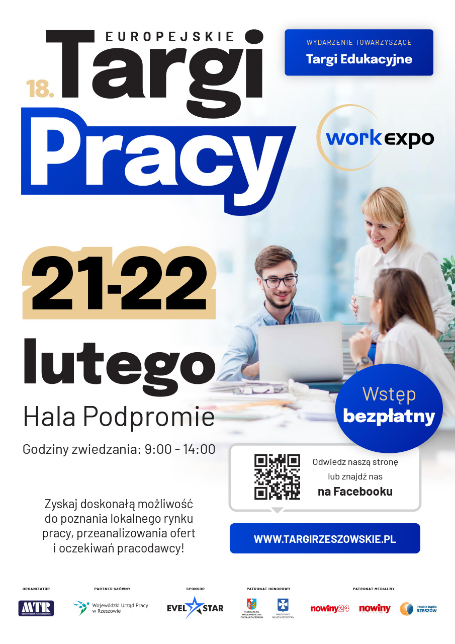 XVIII Europejskie Targi Pracy WorkExpo - plakat