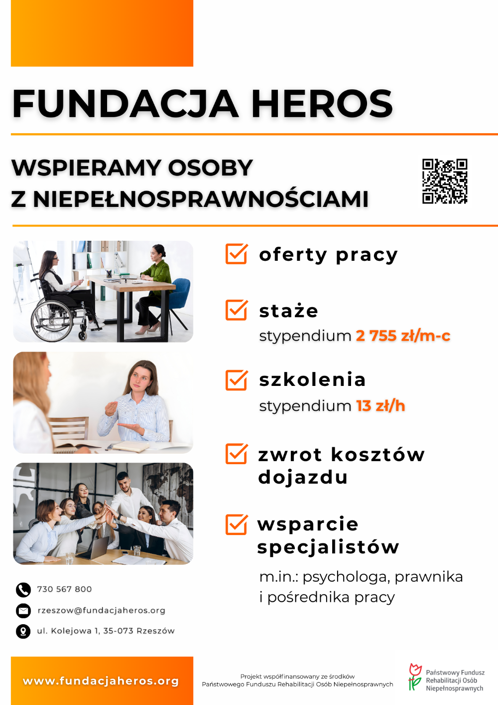 Fundacja Heros - plakat