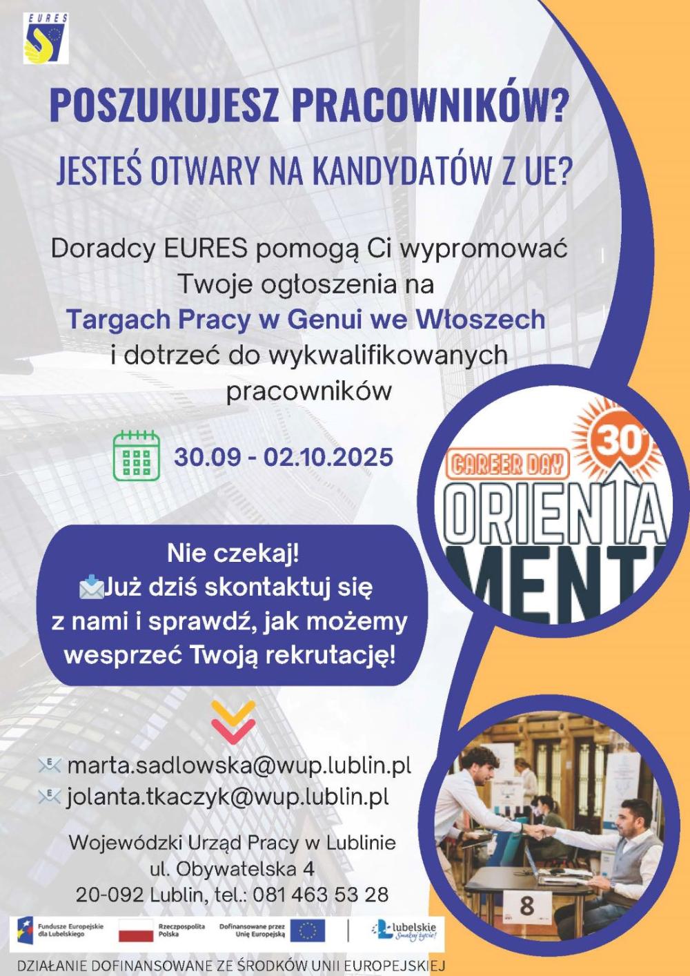 Targi pracy we Włoszech - promocja ogłoszeń